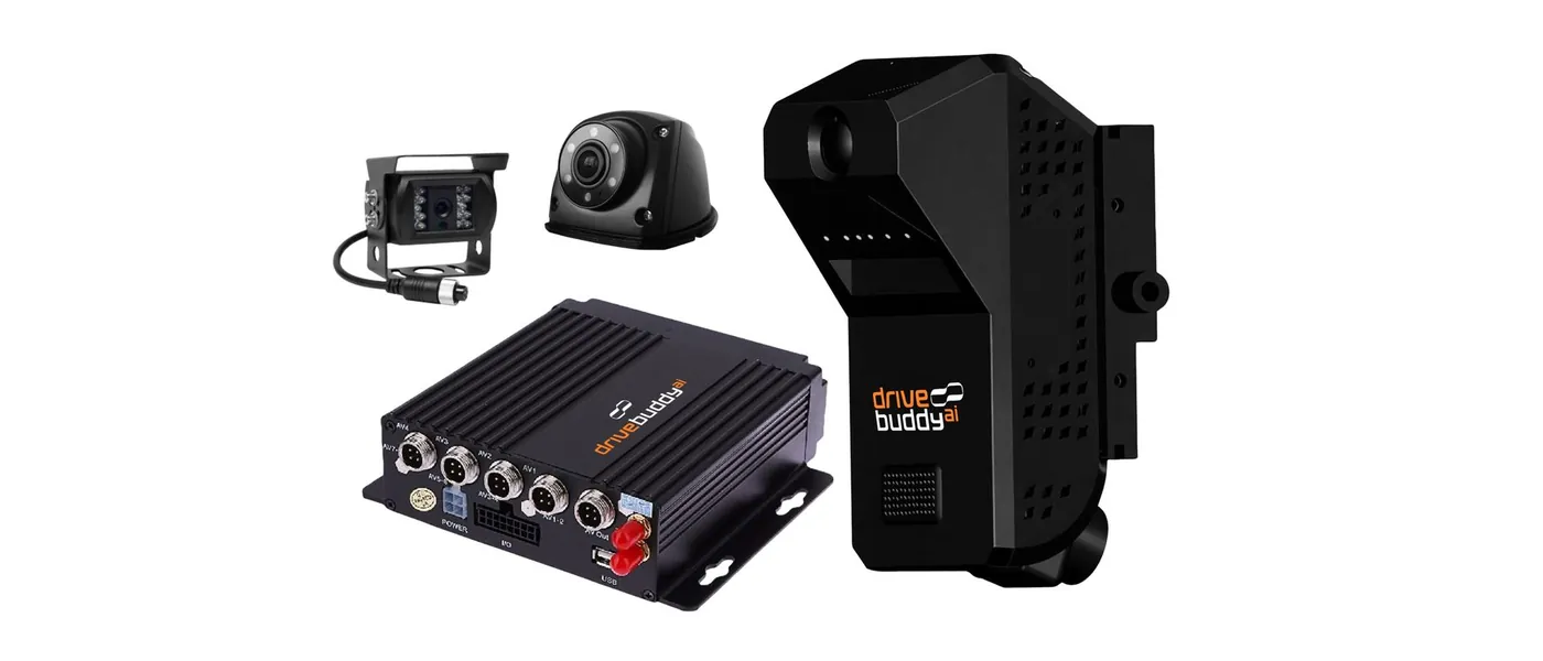 Drishti 2.0 kit — DVR unit, blind-spot cameras and reverse camera